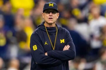 Big Ten suspends Michigan coach Jim Harbaugh from season for policy violation