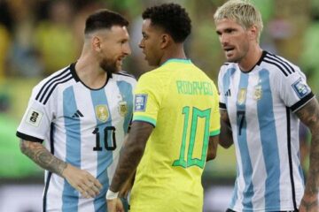 Brazil's Rodrigo racially abused on social media over Messi argument