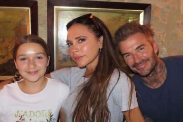 David Beckham all hearts for daughter Harper amid Victoria's praise