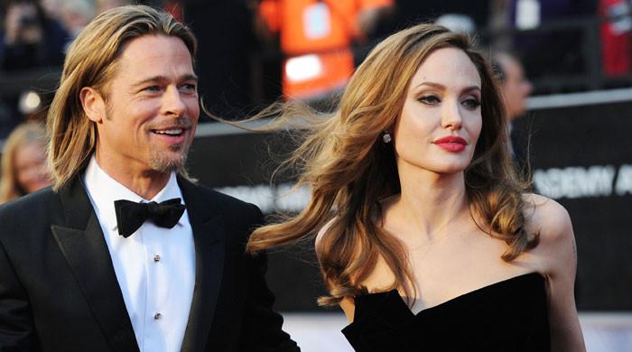 How did Angelina Jolie get jealous one time of Brad Pitt's co-star?