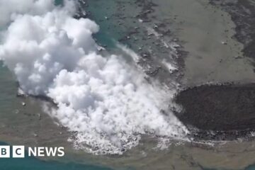 New island emerges after volcanic eruption in Japan