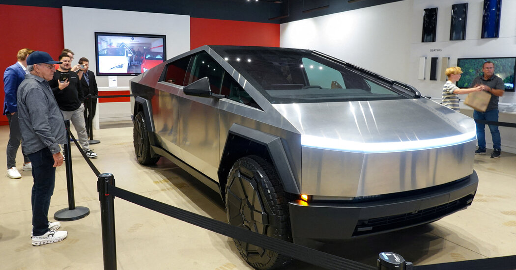 Pickup or Lunar Lander? Tesla’s Cybertruck Enters a Crowded Market.