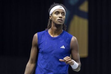 Tennis player Mikael Ymer disqualified from match after smashing racket against umpire's chair | CNN