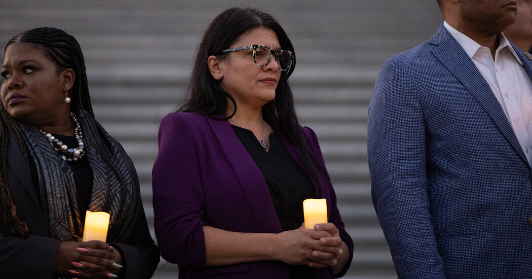 The White House condemns Rashida Tlaib’s embrace of the phrase ‘river to the sea.’