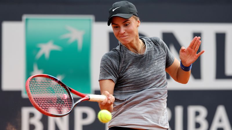 Ukrainian tennis player refuses to shake Russian opponent's hand after semifinal victory | CNN