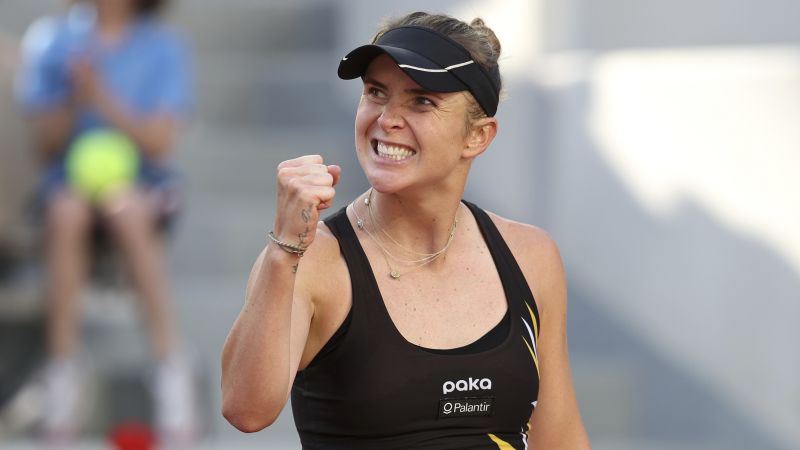 Ukrainian tennis star Elina Svitolina calls Russian opponent 'brave' following French Open win | CNN