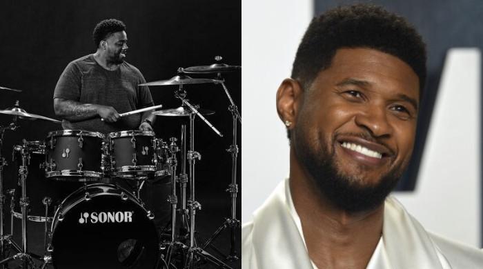 Usher cries while paying tribute to his late friend Aaron Spears