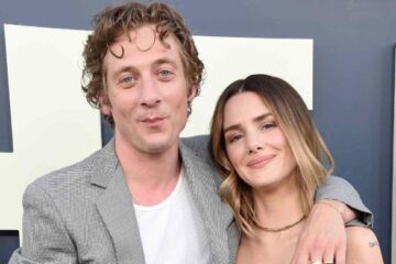 Jeremy Allen White shares hug with ex Addison Timlin amid Rosalia romance