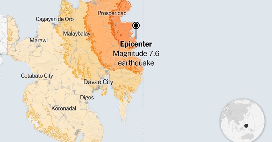 Powerful Earthquake Strikes Eastern Philippines, Prompting Tsunami Alerts