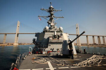 U.S. Navy Destroyer Shoots Down Three Drones in Red Sea, Pentagon Says