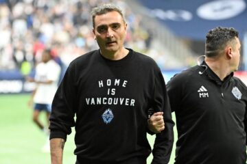 Whitecaps' Sartini banned 6 games for ref rant