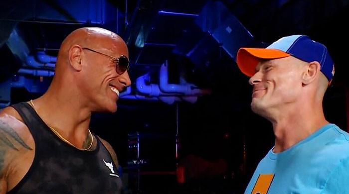 John Cena says warm words for past 'enemy' The Rock