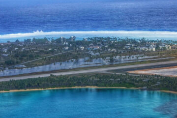 Powerful Waves Slam U.S. Army Base in the Marshall Islands