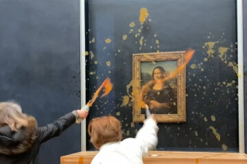 Protesters Hurl Soup at the Mona Lisa