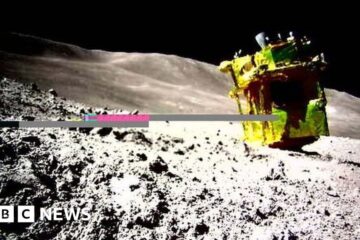 Stricken Japanese Moon mission landed on its nose