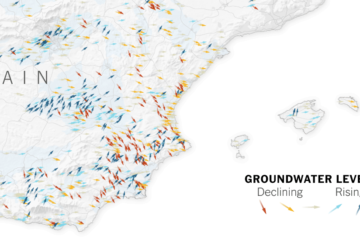 Where Groundwater Levels Are Falling, and Rising, Worldwide