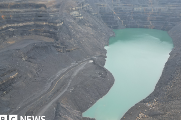 Ffos-y-Fran: Merthyr Tydfil opencast mine filling with water