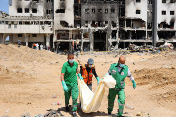 Workers Comb Devastated Al-Shifa Hospital for Bodies